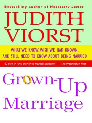 cover image of Grown-Up Marriage